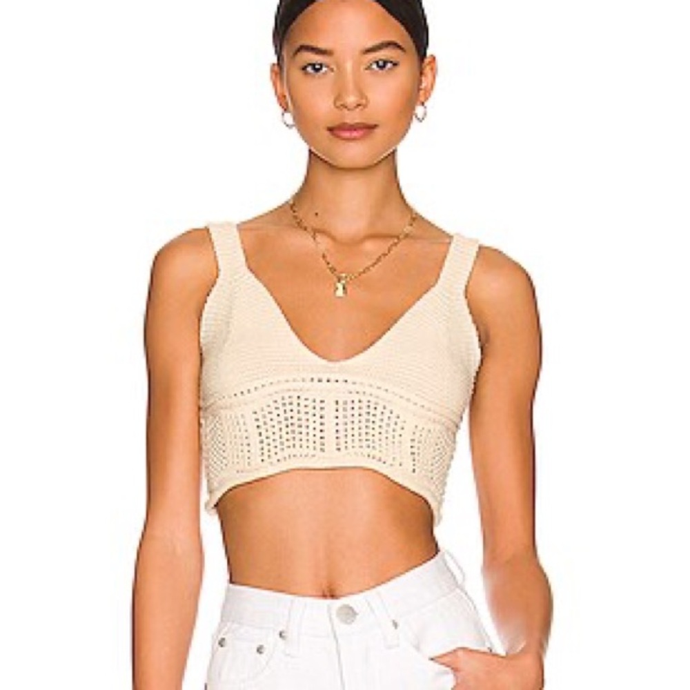 Violeta Deep V Top in Toast by MORE TO COME